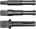 YATO ZESTAW ADAPTERÓW SDS-PLUS DO NASADEK 1/4" 3/8" 1/2" 3  SZTUKI YT-04686