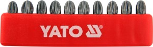 YATO GROTY DO WKRĘTARKI 1/4" PZ3x25MM 10 SZT.YT-0472