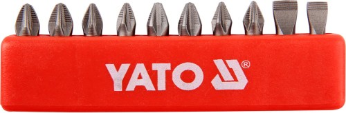 YATO GROTY DO WKRĘTARKI 1/4" MIX 25MM 10 SZT.YT-0482