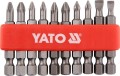 YATO KOŃCÓWKI WKRĘTAKOWE 50MM MIX 10 SZTUK YT-0483
