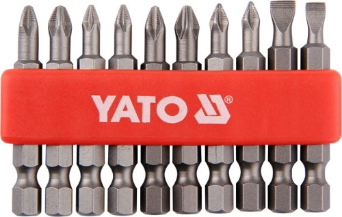 YATO KOŃCÓWKI WKRĘTAKOWE 50MM MIX 10 SZTUK YT-0483