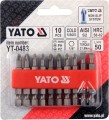 YATO KOŃCÓWKI WKRĘTAKOWE 50MM MIX 10 SZTUK YT-0483