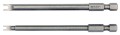 YATO KOŃCÓWKI WKRĘTAKOWE 1/4'', 2 SZT. - SPANNER: NR6X100MM; NR10X100MM YT-0499