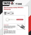 YATO KLUCZ DO POMPY WODNEJ VW/AUDI Z KLIMATYZACJĄ YT-0540