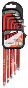  YATO  ZESTAW KLUCZY IMBUSOWYCH TORX 9 SZT. YT-0563