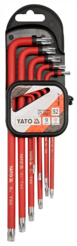 YATO  ZESTAW KLUCZY IMBUSOWYCH TORX 9 SZT. YT-0563