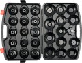 YATO KLUCZE NASADOWE DO FILTRÓW OLEJU KPL. 30 SZT. YT-0596