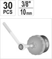 YATO KLUCZE NASADOWE DO FILTRÓW OLEJU KPL. 30 SZT. YT-0596