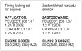 YATO ZESTAW BLOKAD ROZRZĄDU PEUGOT/CITROEN YT-06023