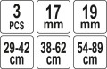 YATO ZESTAW ROZPIERAKÓW DO RUR WYDECHOWYCH YT-06166