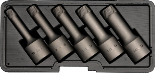 YATO  ZESTAW WYKRĘTAKÓW DO SZPILEK 5 SZT. 1/2" 8-16MM YT-0624