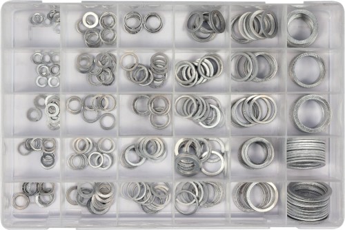 YATO ZESTAW PODKŁADEK ALUMINIOWYCH 300 SZT. MIX ROZMIARÓW YT-06865
