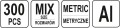 YATO ZESTAW PODKŁADEK ALUMINIOWYCH 300 SZT. MIX ROZMIARÓW YT-06865