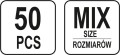 YATO ZESTAW SZYBKOZŁĄCZY ELEKTRYCZNYCH 50 SZT. YT-06868