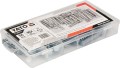YATO ZESTAW ZAWLECZEK I SWORZNI Z OTWORAMI 56 SZT YT-06874