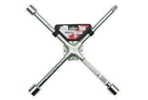 YATO KLUCZ KRZYŻAKOWY DO KÓŁ 17x19x21MMx1/2' YT-0801