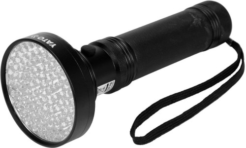 ZESTAW LATARKA UV 100 LED I OKULARY YT-08582