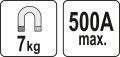 YATO SPAWALNICZY ZACISK UZIEMIAJĄCY 7KG 500A YT-08625