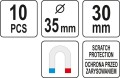 YATO ZESTAW HACZYKÓW MAGNETYCZNYCH 10 SZT. YT-08690