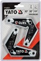 YATO MAGNETYCZNE UCHWYTY SPAWALNICZE ZESTAW 2 SZT. 10KG YT-08721