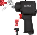 YATO KLUCZ PNEUMATYCZNY 1/2" MINI 680NM YT-09513 - DARMOWA WYSYŁKA