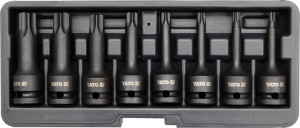  YATO  ZESTAW TRZPIENIOWYCH KLUCZY UDAROWYCH TORX 8 SZT. 1065