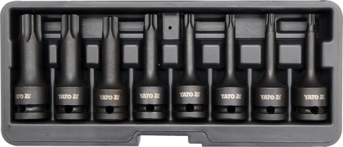 YATO  ZESTAW TRZPIENIOWYCH KLUCZY UDAROWYCH TORX 8 SZT. 1065