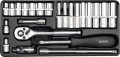 YATO ZESTAW NARZĘDZIOWY 1/4", KPL. 23 SZT. YT-14421