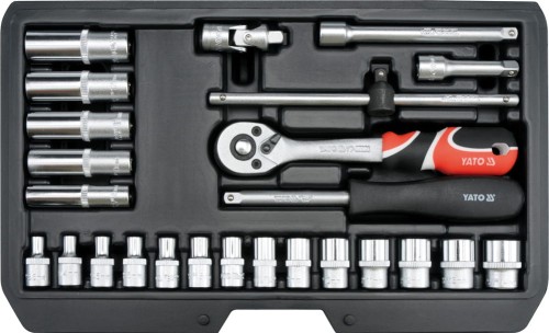 YATO ZESTAW NARZĘDZI 1/4" KPL. 25 SZT. YT-14461