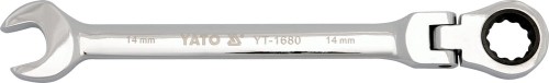 YATO KLUCZ PŁASKO-OCZKOWY Z GRZECHOTKĄ I PRZEGUBEM 22MM YT-1688