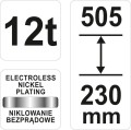 YATO PODNOŚNIK SŁUPKOWY 12T YT-17045