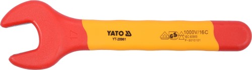 YATO KLUCZ PŁASKI IZOLOWANY 1000V 17MM VDE YT-20961