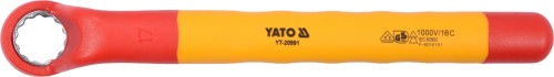YATO KLUCZ OCZKOWY ODGIĘTY IZOLOWANY 17MM VDE YT-20991