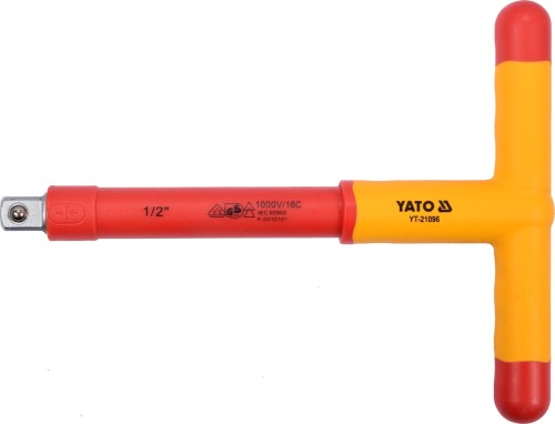 YATO IZOLOWANA RĘKOJEŚĆ TYPU T Z ZABIERAKIEM 1/2" 200MM VDE YT-21096