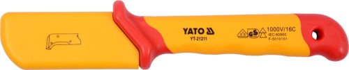 YATO IZOLOWANY NÓŻ DEMONTAŻOWY DLA ELEKTRYKÓW 38X155MM VDE YT-21211