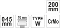 YATO SZCZYPCE BLACHARSKIE TYPU W 200MM YT-2160