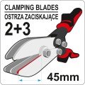 YATO SZCZYPCE DO KARBOWANIA RUR L-260 MM, PIĘĆ OSTRZY YT-22380