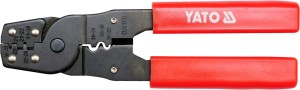 YATO SZCZYPCE DO ZACISKANIA KONEKTORÓW 0.08-6MM2, 2 FUNKCJE YT-2256