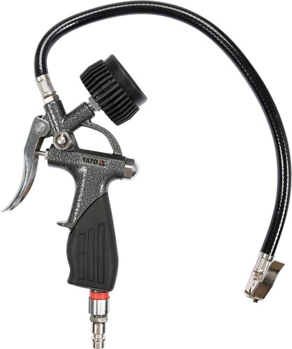 YATO PISTOLET DO POMPOWANIA KÓŁ Z MANOMETREM MAX 10 BAR. YT-23701