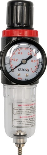 YATO  REDUKTOR Z FILTREM Z MANOMETREM 1/4" YT-2382