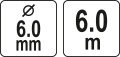YATO SPIRALA KANALIZACYJNA BĘBNOWA 6M YT-24990