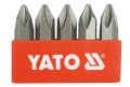 YATO ZESTAW BITÓW DO WKRĘTAKÓW UDAROWYCH PH2 5/16" 5 SZT. YT-2810