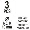 YATO ZESTAW WIERTEŁ DO ZGRZEWÓW PUNKTOWYCH YT-28921