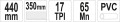 YATO PIŁA RĘCZNA DO PVC 350MM YT-31303