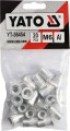 YATO NITONAKRĘTKI ALUMINIOWE M6, 20SZT YT-36454