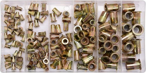 YATO ZESTAW NITONAKRĘTEK STALOWYCH M3-M10 150 SZTUK YT-36481