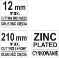 YATO GILOTYNA DO CIĘCIA PANELI YT-37301