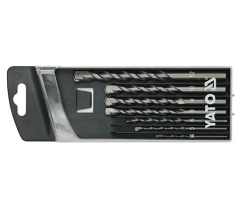 YATO ZESTAW WIERTEŁ DO BETONU 4-12MM 7 SZT. YT-4390