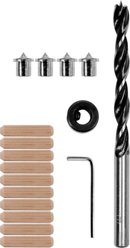 YATO ZESTAW DO POŁĄCZEŃ KOŁKOWYCH FI10MM 17 ELEMENTÓW YT-44113