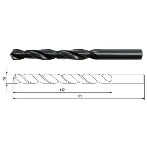YATO  WIERTŁO 10.0x87/133MM DO METALU HSS 5 SZT. YT-4453